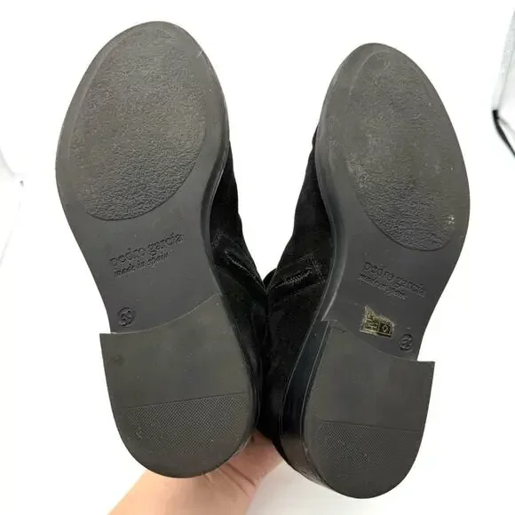 Pedro Garcia Kana Black Stetch Suede Bootie Low Shaft EU 39 - Picture 9 of 11